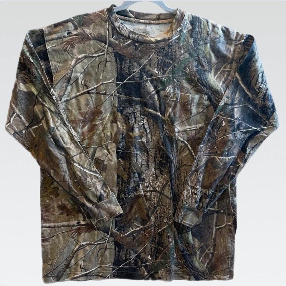 Cabela's Realtree Camo Hardwood‎ Men's Size 1X Long Sleeve